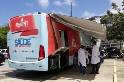 Unidade móvel da Hemoba chega ao Salvador Shopping