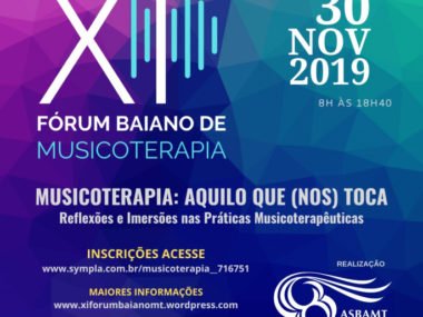 XI Fórum Baiano de musicoterapia